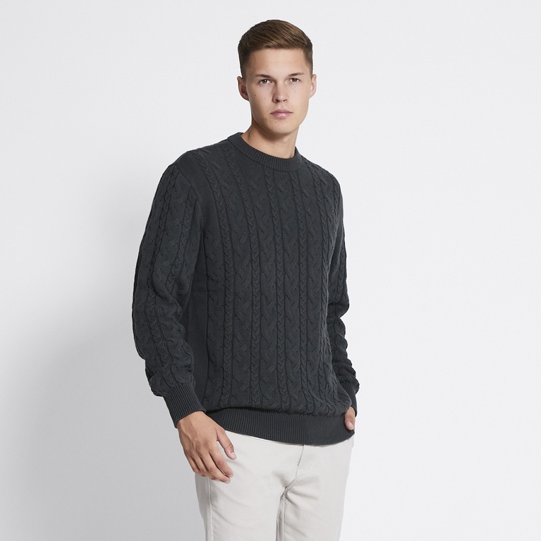 Flettestrikket genser "Tage"